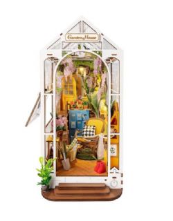DIY BOOK NOOK - MAISON DES FLEURS (INSERTION D'ÉTAGÈRE DE COIN DE LIVRE)